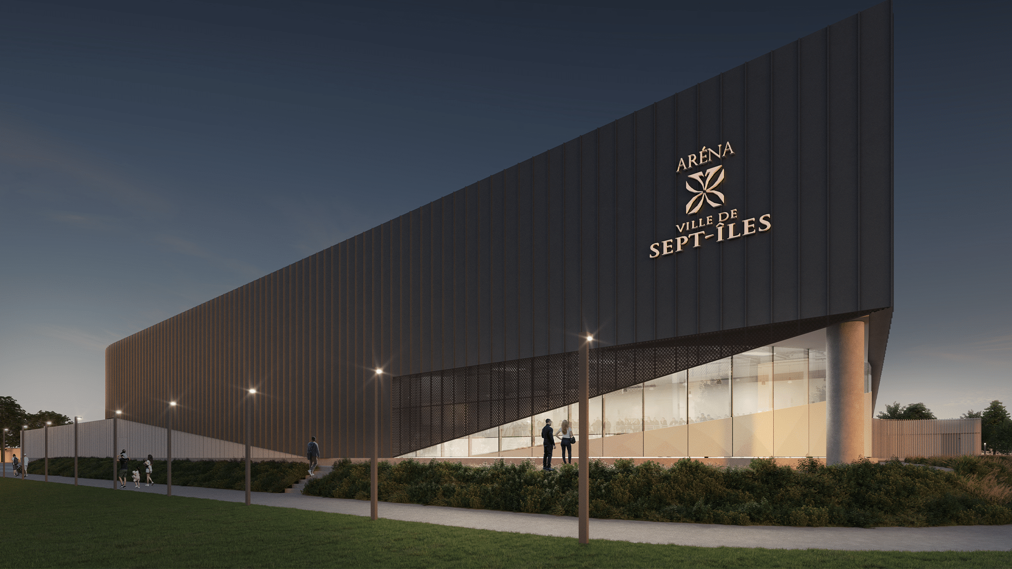 Unveiling the final architectural concept for a new sports facility in