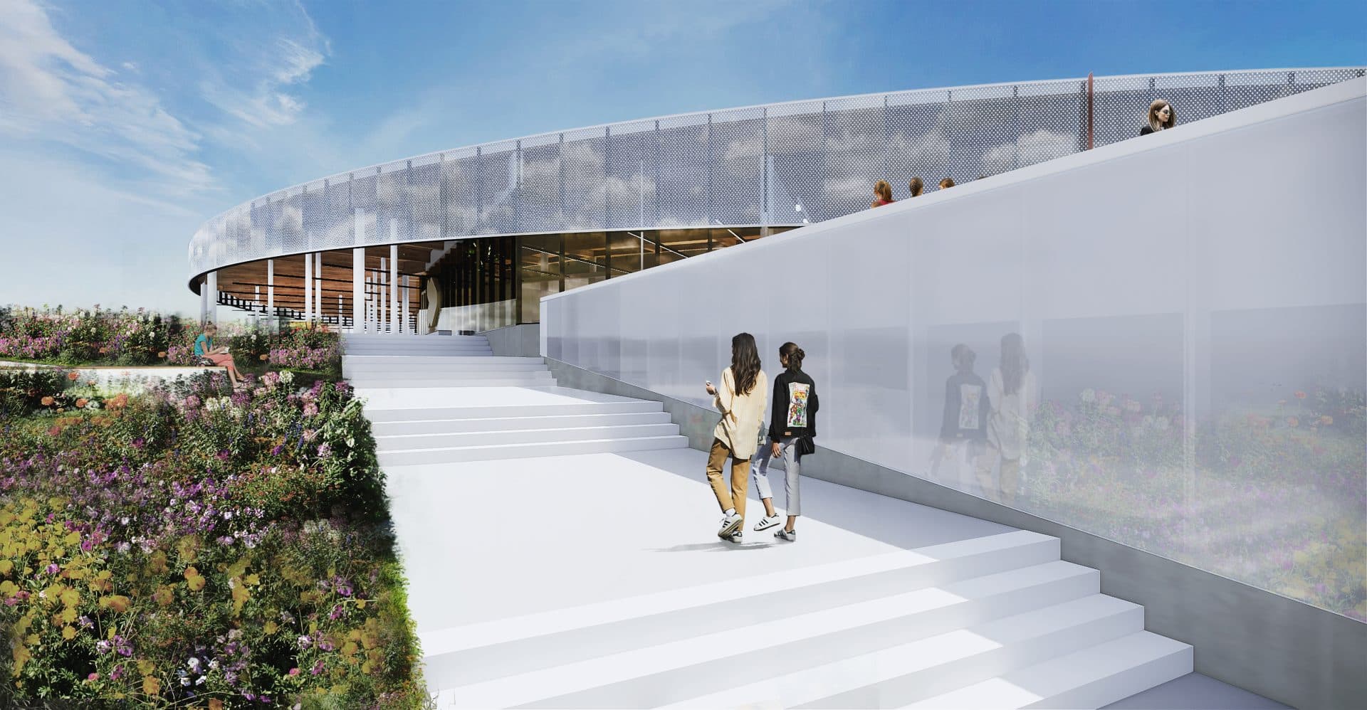 Lemay-Architecture-Transportation-sustainable-bellechasse-transport-centre-Montreal-park-stairs