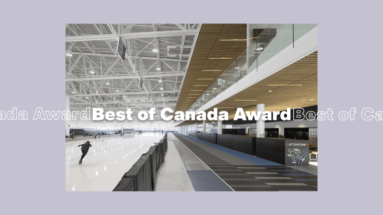 Centre de glaces Intact Assurance wins Canadian Interiors Best of Canada Award