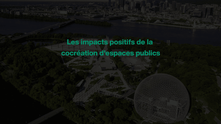 Les impacts de la cocréation d’espaces publics : discussion sur les conclusions d’une étude collaborative