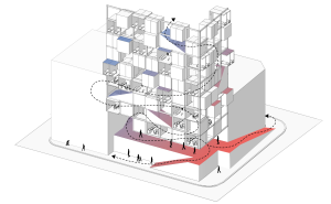 Continuum rendering, homelessness, architecture